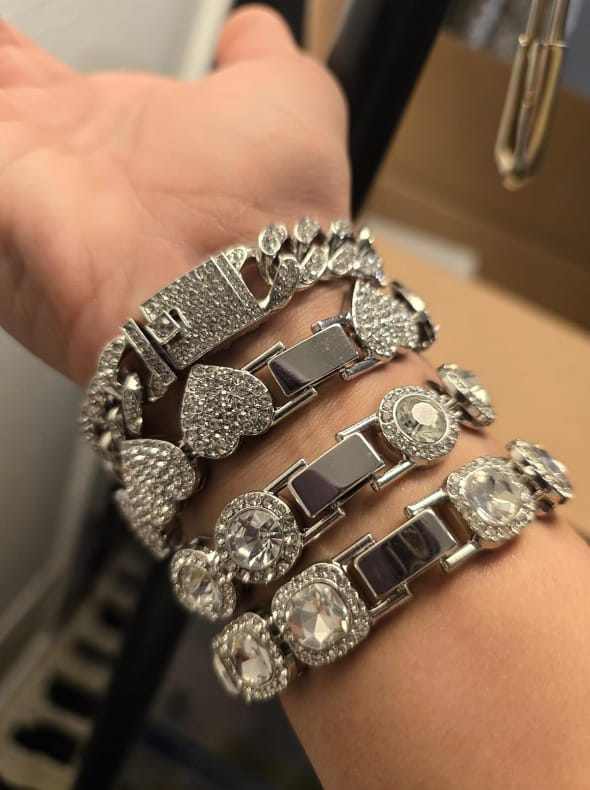 Customer photo review of 4 PC MEGAN BRACELET STACK(Ships Same Day)