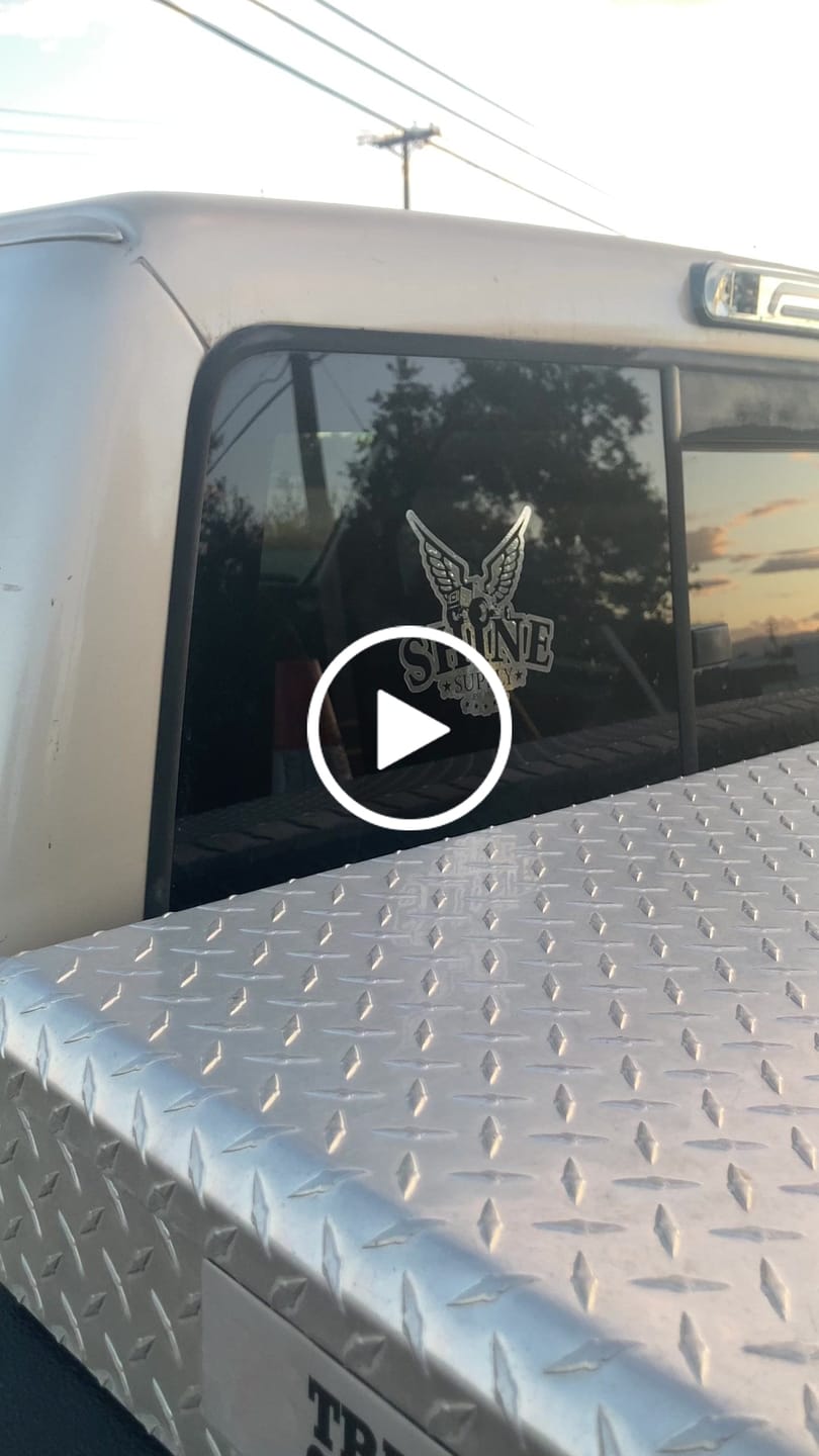 Customer video review of Shine Supply Decal - Chrome 6"