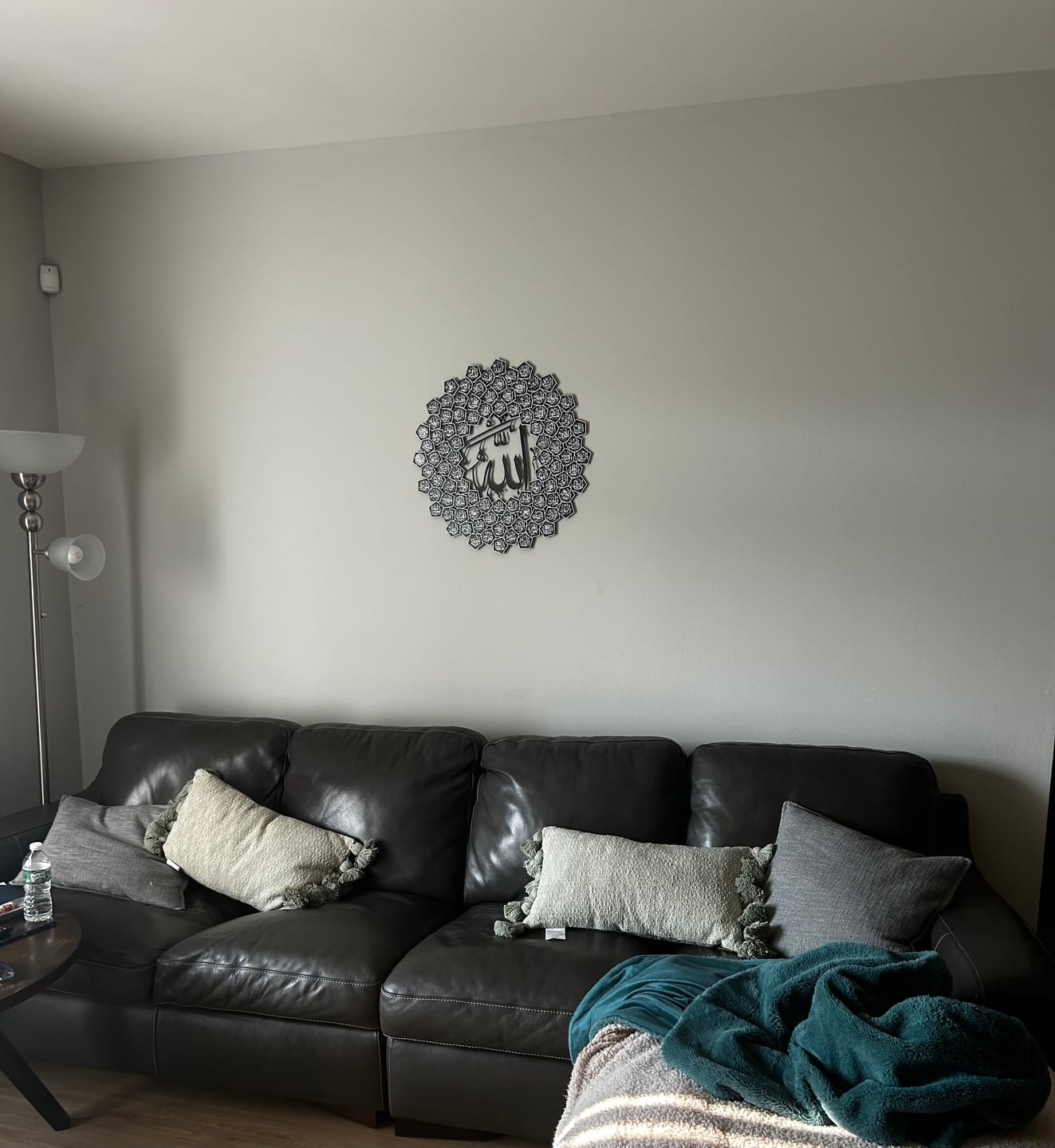 Customer photo review of Al Asma Ul Husna 99 Names of Allah Metal Wall Art, UV Printed Wall Art