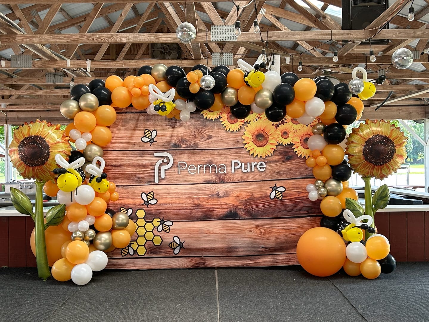 Customer photo review of Custom Fabric Backdrop for Birthday&Baby Shower&Wedding& Any Event Decorations