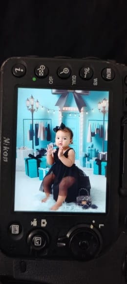 Customer photo review of Bow Detail Lace Romper Tutu Dress