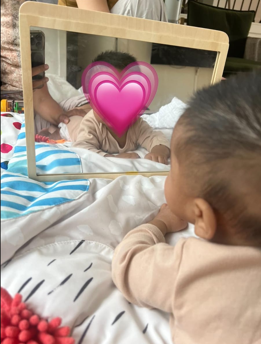 Customer photo review of Montessori Tummy Time Set