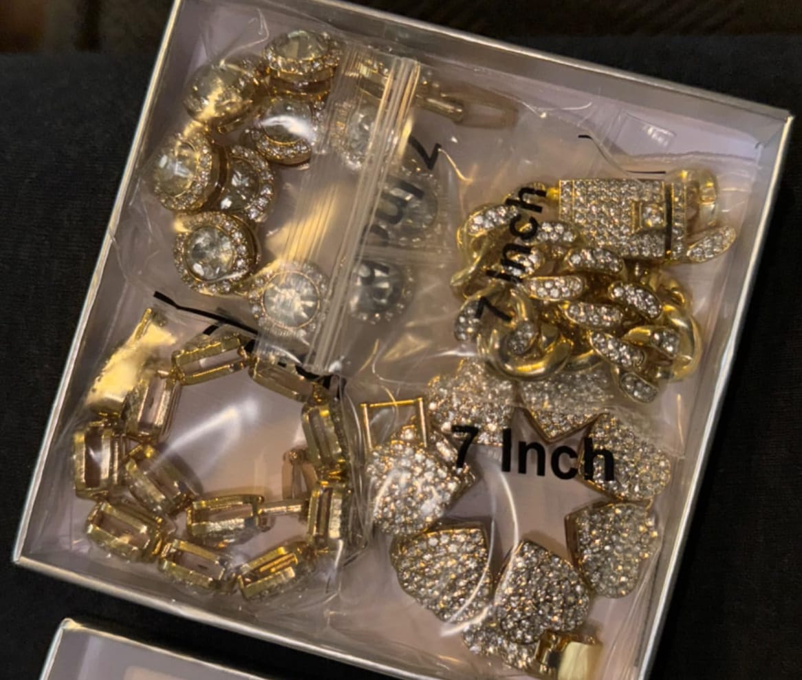 Customer photo review of 4 PC MEGAN BRACELET STACK(Ships Same Day)