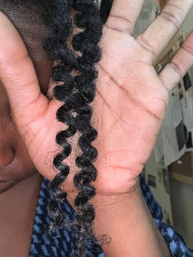 Customer photo review of Shape 4-in-1 Styling Cream (2.5 oz) Sample