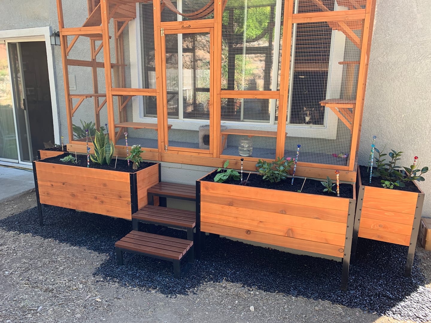 Customer photo review of Raised Garden Bed - 46cm x 122cm x 76cm