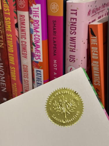 Customer photo review of Custom Book Embosser