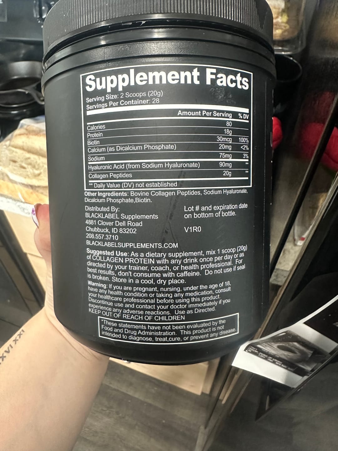 Customer photo review of COLLAGEN PROTEIN