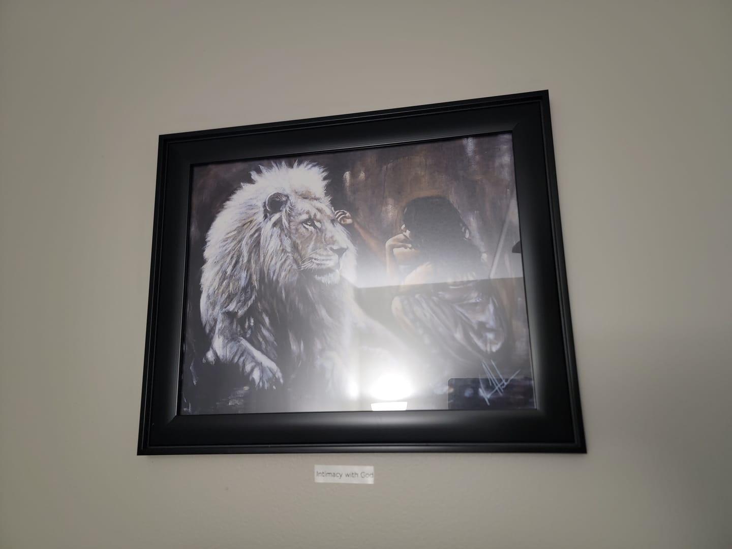 Customer photo review of Intimacy with God - Brown Background