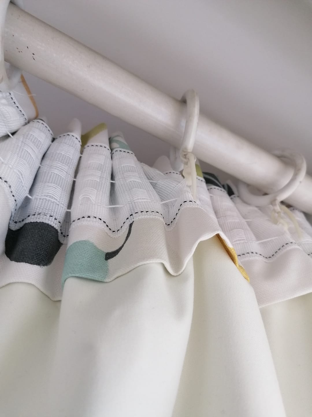 Customer photo review of Curtain Tape - White - 5 Metre Pre-cut