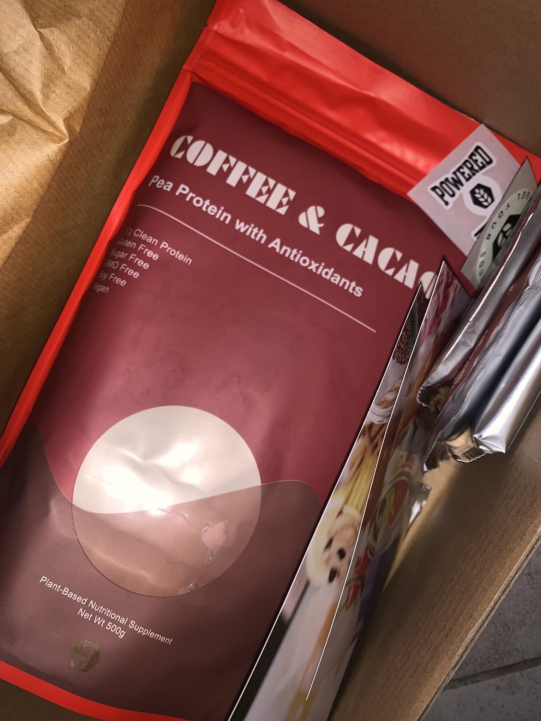 Customer photo review of Soluxe Coffee Cacao Pea Protein Isolate