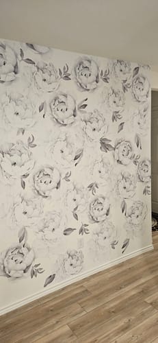 Customer photo review of Peony - Black and white