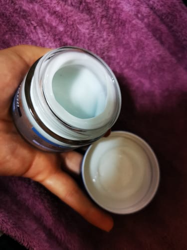 Customer photo review of OBY GEL HIDRATANTE FACIAL SNOW | Hidratación Profunda y Frescura con retinol