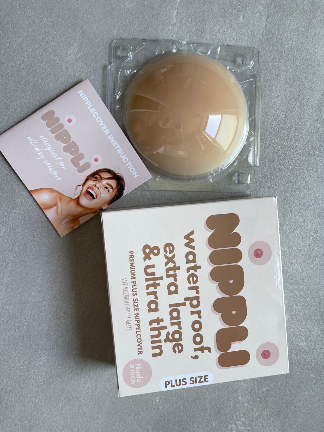 Customer photo review of Doppel Pack Plus Size Nippelcover COLOR NUDE (2 Paar) 4 St.