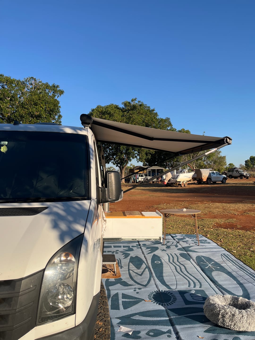 Customer photo review of Box Cassette Roof Mounted Caravan Awning W-5800