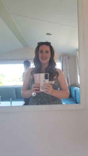 Customer photo review of The Headband Wig Perfect Wave