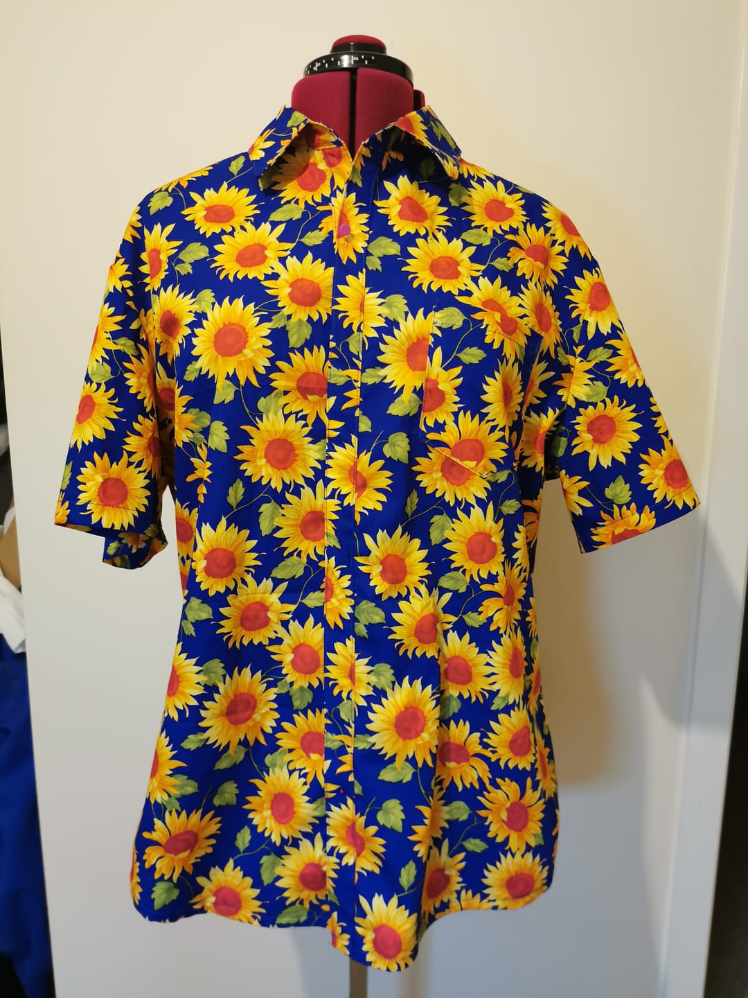 Customer photo review of Sunflowers Rose & Hubble Cotton Poplin Fabric