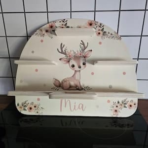 Customer photo review of Tonieregal aus Holz, personalisiert Reh