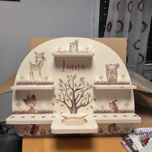 Customer photo review of Tonieregal aus Holz, personalisiert Woodland