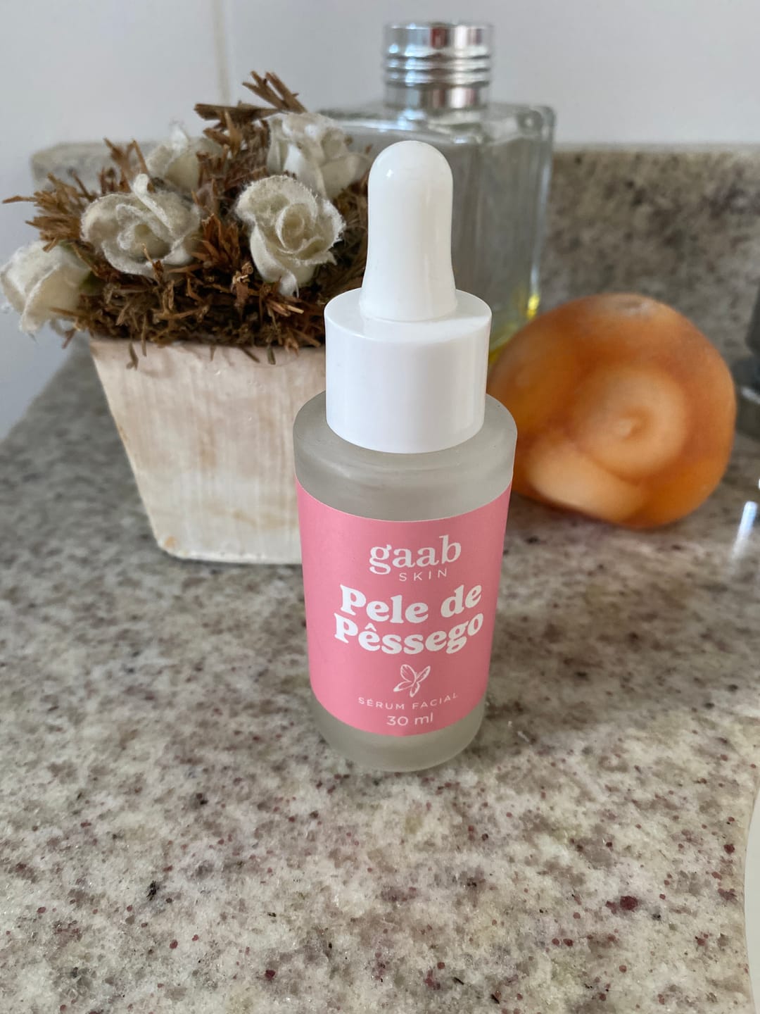 Customer photo review of Pele de Pêssego - Sérum Facial 30 ml