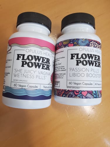 Customer photo review of Flower Power® 'She Juicy' Vaginal Moisture Supplement (60ct/ea)