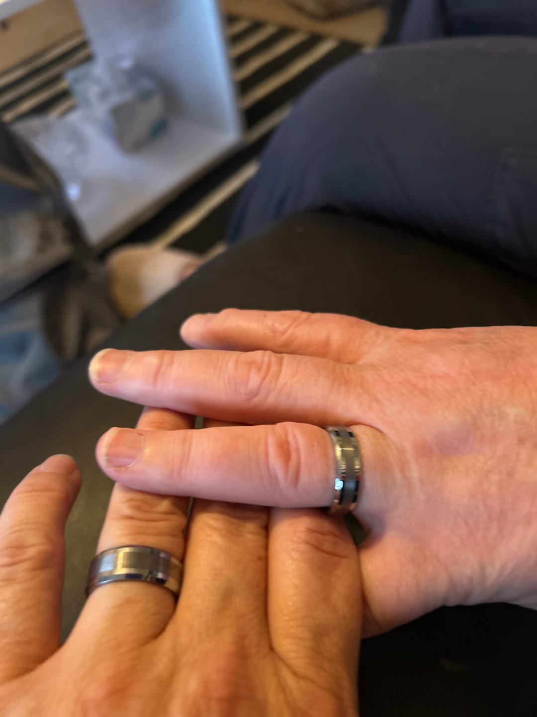 Customer photo review of The Brushed Wonder Ring Set