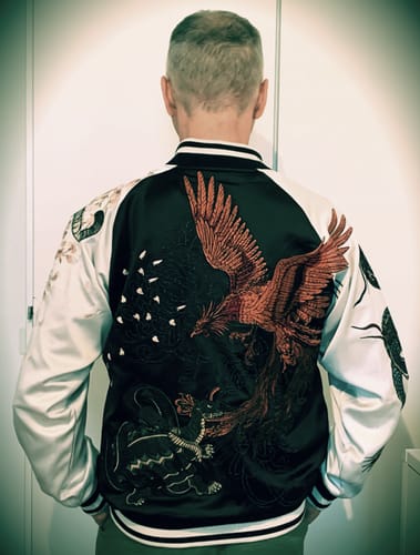 Customer photo review of Four Legendary Creatures Sukajan Souvenir Jacket