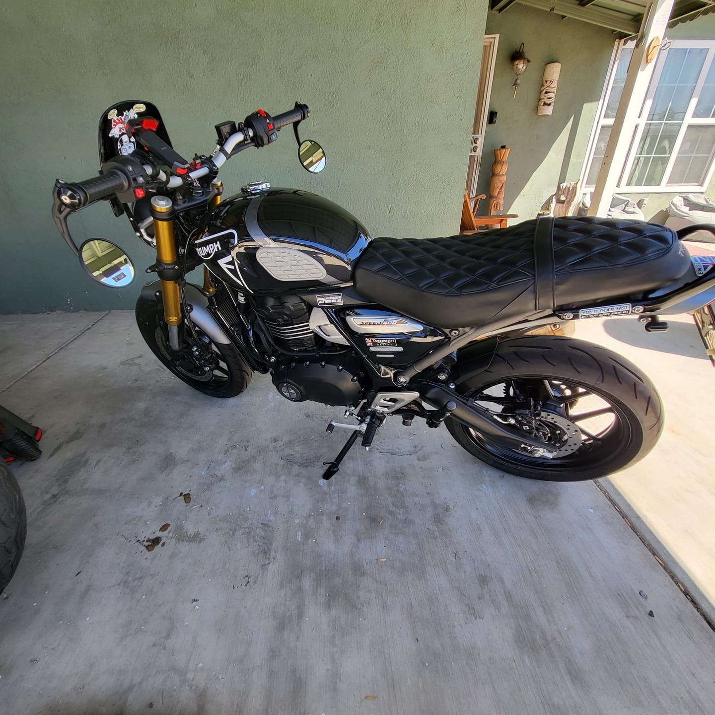 Customer photo review of Triumph Speed 400 & Scrambler 400  Low Profile Plug & Play Front Turn Signal Kits (pre-order EST 8/20)