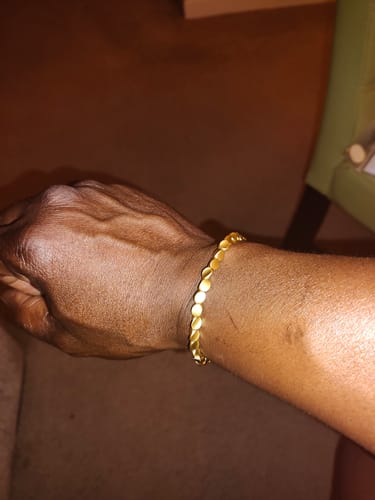 Customer photo review of Tibetan Bracelet of Fortune