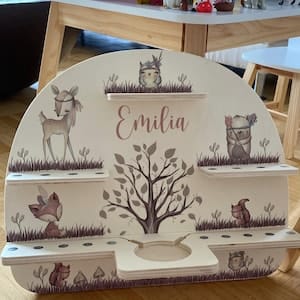 Customer photo review of Tonieregal aus Holz, personalisiert Woodland