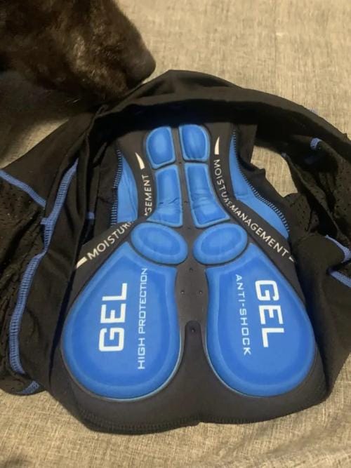 Customer photo review of Gelforede cykelunderbukser - mænd og kvinder