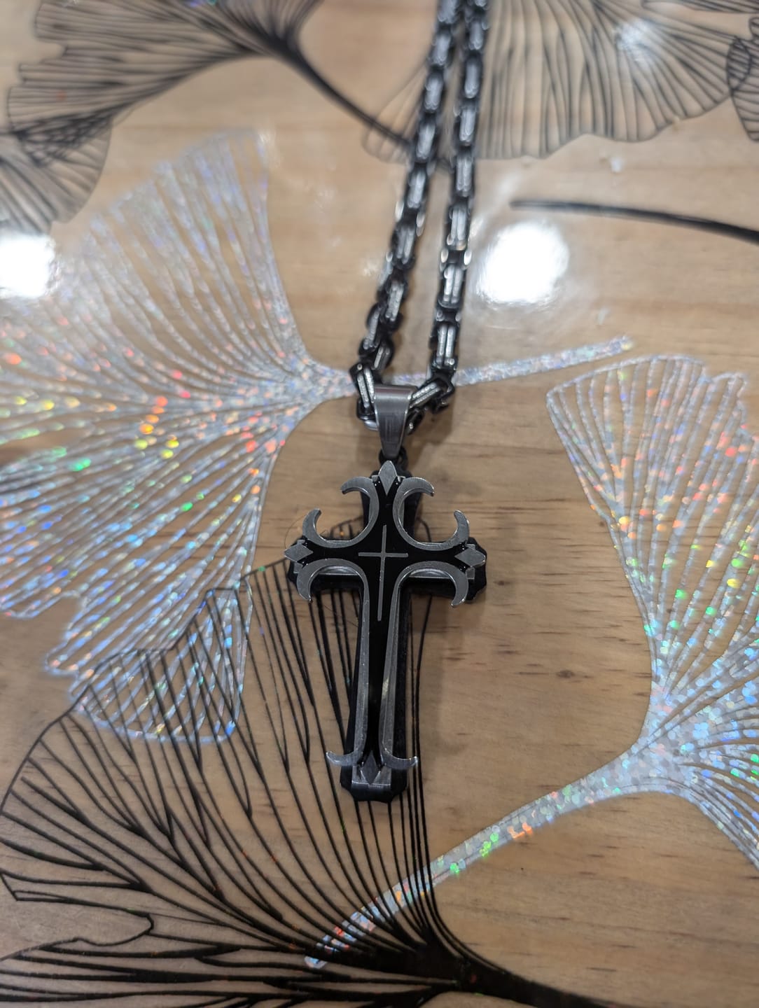 Customer photo review of Collier Croisé de l'Espoir