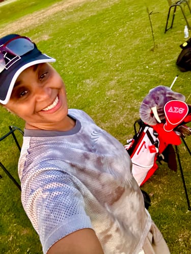 Customer photo review of Delta Golf Club Covers