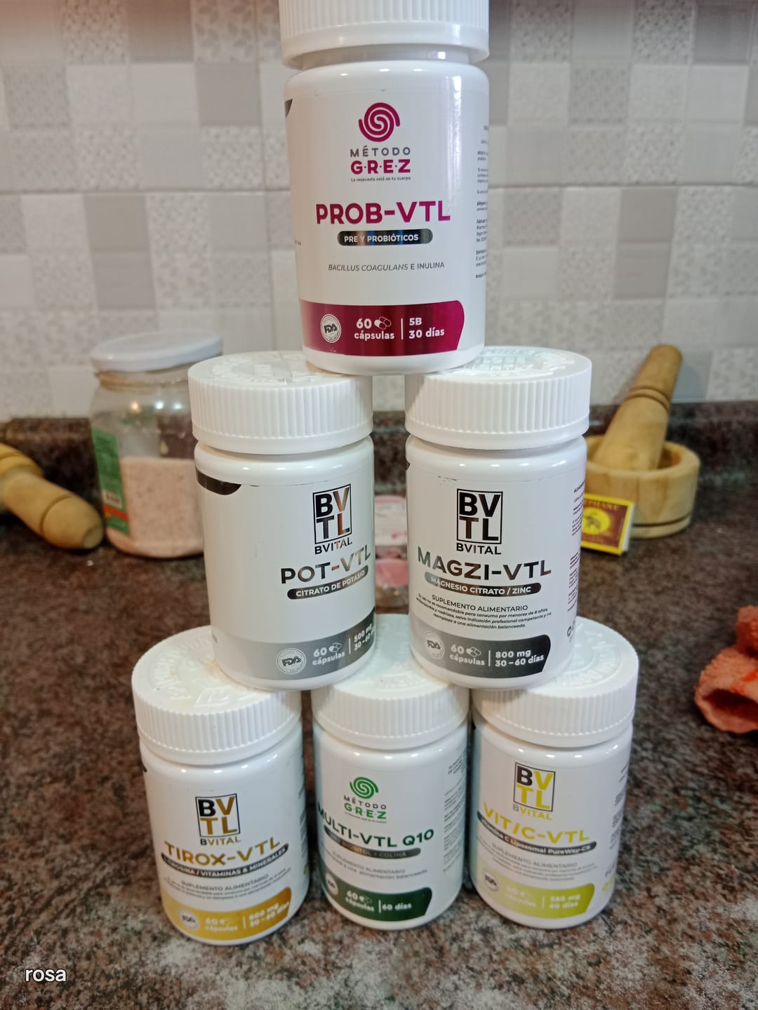 Customer photo review of PROB-VITAL - Simbiótico (Probióticos & prebióticos)