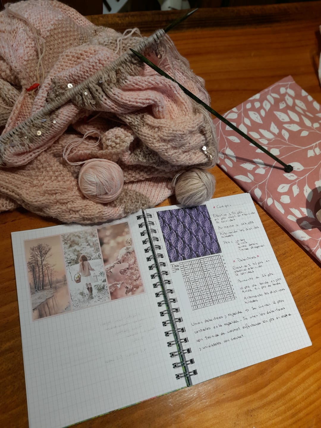Customer photo review of Cuadernos de Tejido