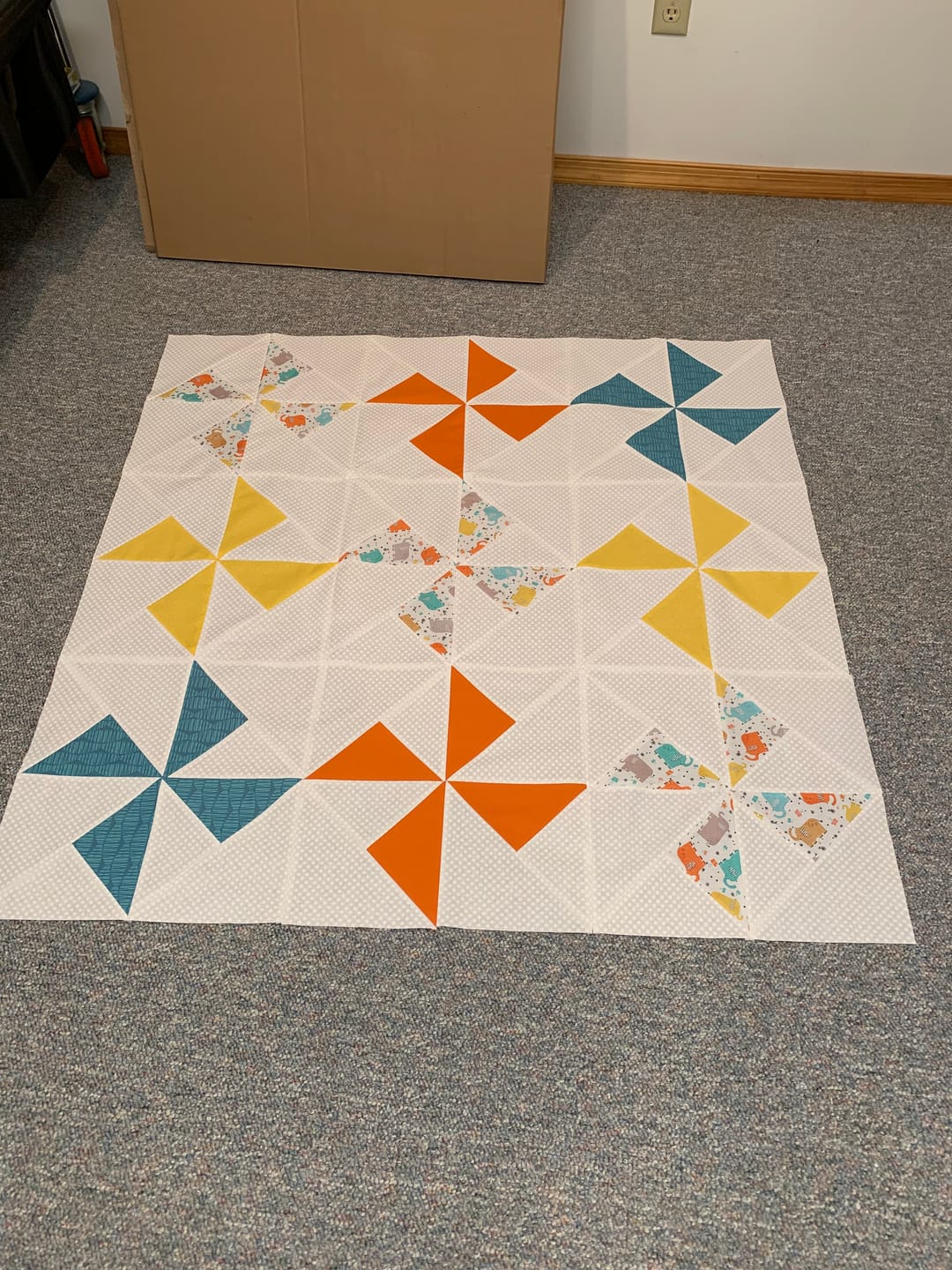 Customer photo review of Baby Quilt Tutorial Bundle - 3 Baby Quilt Patterns - Digital PDF Pattern