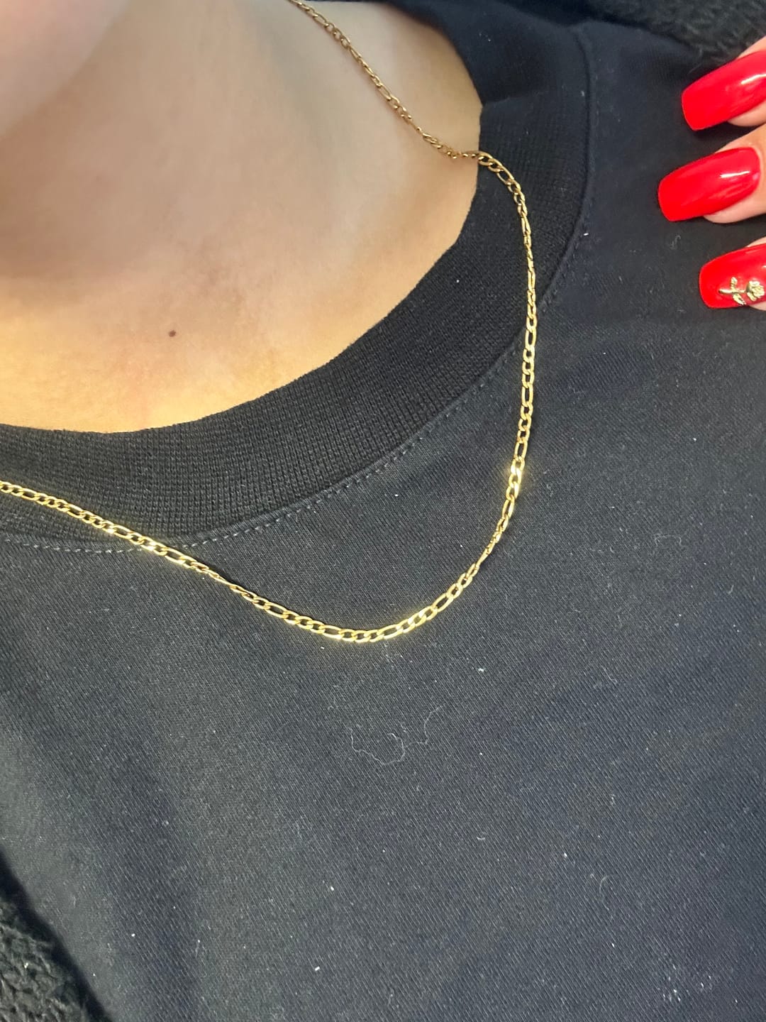 Customer photo review of Classic Halskette | 18K vergoldet