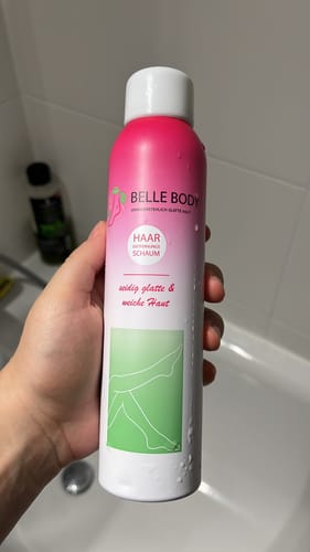 Customer photo review of Belle Body Haarentfernungsschaum