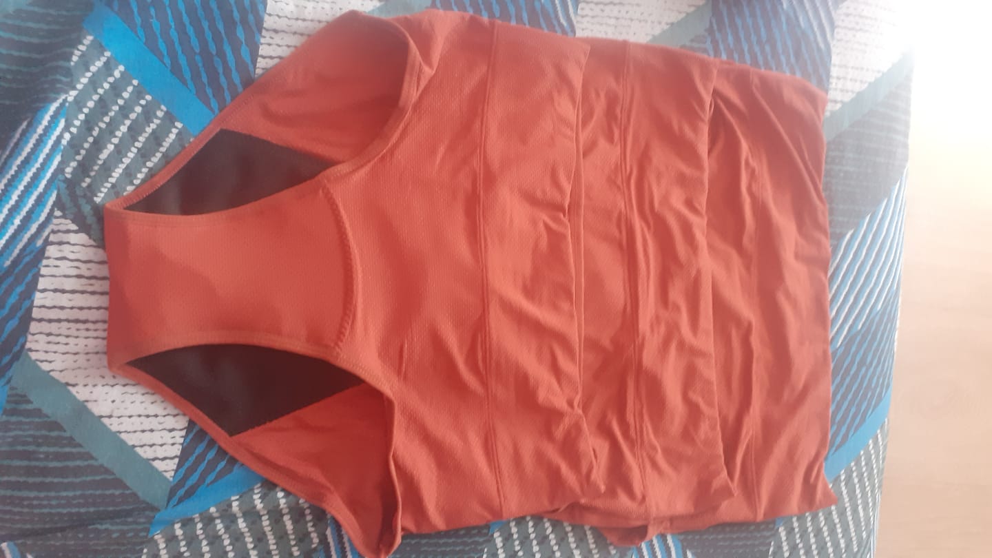 Customer photo review of Culotte Menstruelle Respirante Céleste