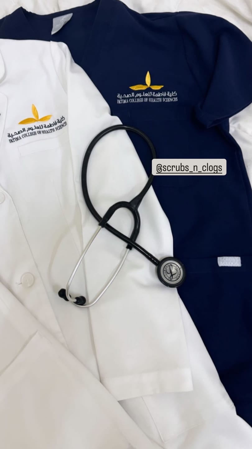 Customer photo review of FCHS Embroidered S&C Pro Unisex Scrub Set - S2102-S2202