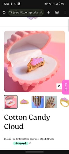 Customer photo review of Cotton Candy Cloud