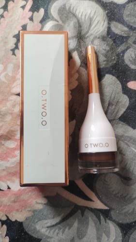 Customer photo review of O.TWO.O DYEING EYEBROW CREAM