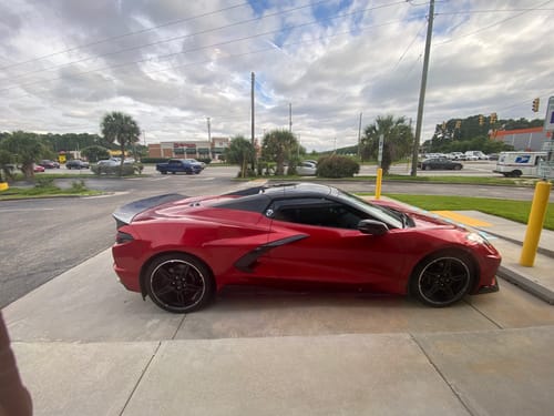 Customer photo review of Corvette C8 Performance Ducktail Rear Trunk Spoiler