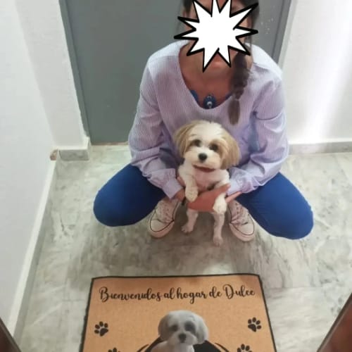 Customer photo review of Tapis personnalisé - Nom + photo
