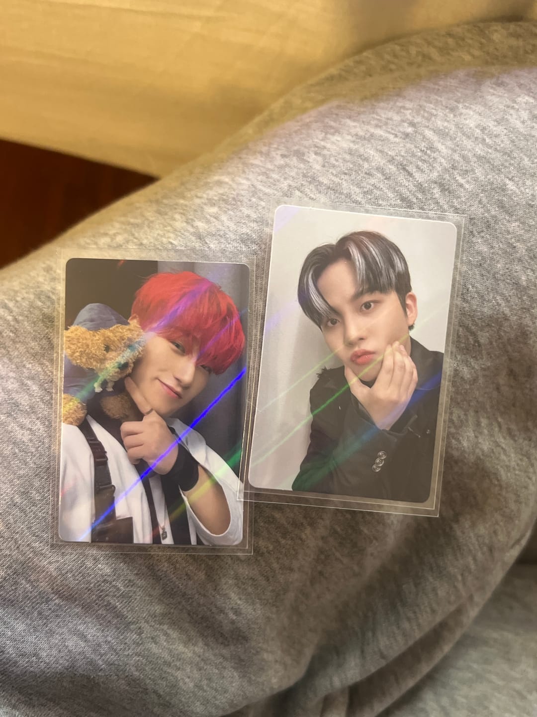 Customer photo review of PREMIUM PHOTOCARD SLEEVES - PINK VERSION (61x91MM)