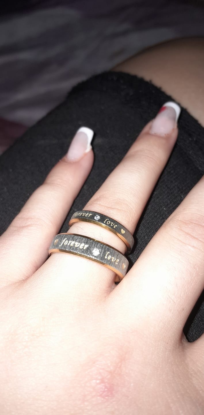 Customer photo review of Inel Crystals - Gold