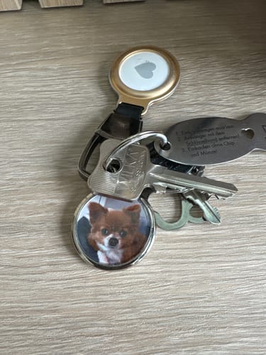 Customer photo review of Schlüsselanhänger mit Hundefoto Angebot