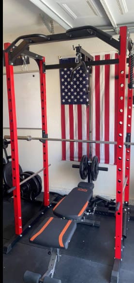 Customer photo review of F4 Power Rack with Lat Pull Down System