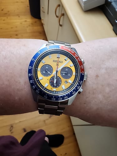 Customer photo review of Seiko Prospex Men's 41.40mm Solar Watch SSC947P