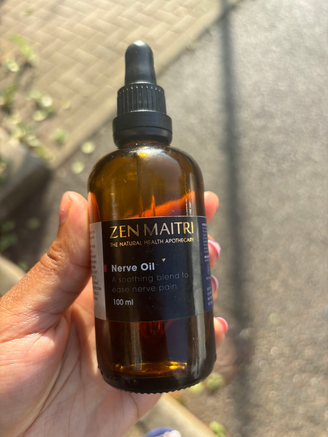 Customer photo review of Nerve Oil | For Sciatica Relief Support