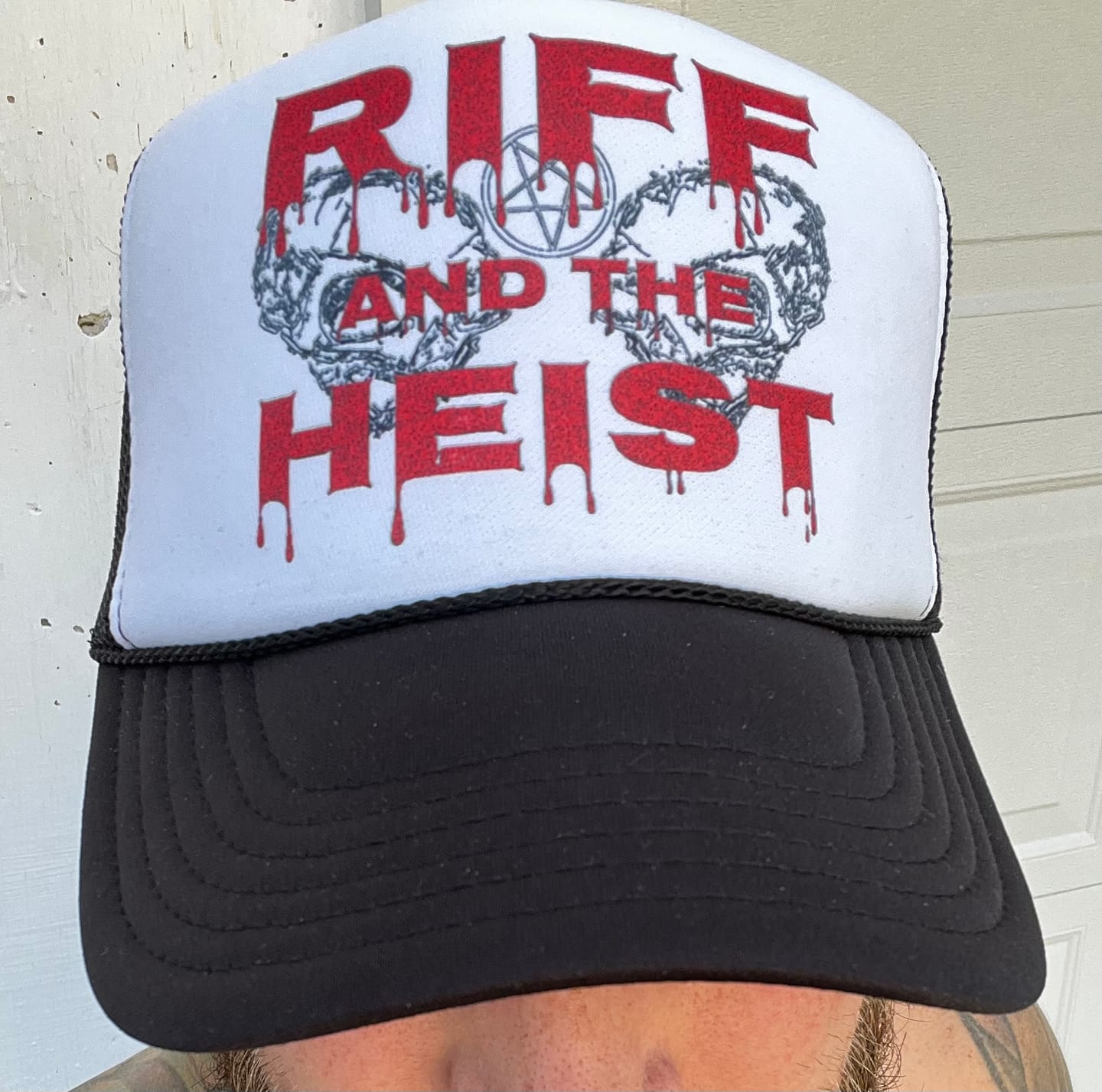 Customer photo review of 12 Custom Trucker Hats for $99